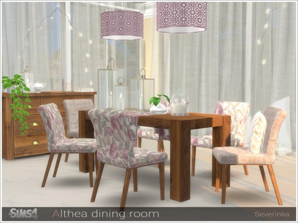  The Sims Resource: Althea dining room by Severinka