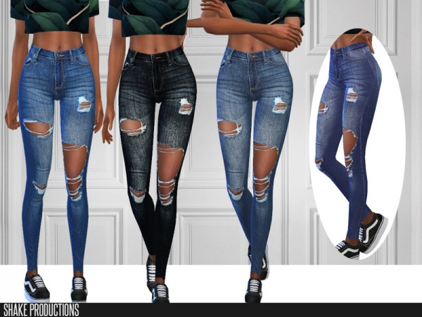 The Sims Resource: 278 - Jeans by ShakeProductions • Sims 4 Downloads