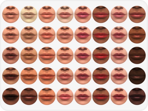  The Sims Resource: Nat Lips by Nords