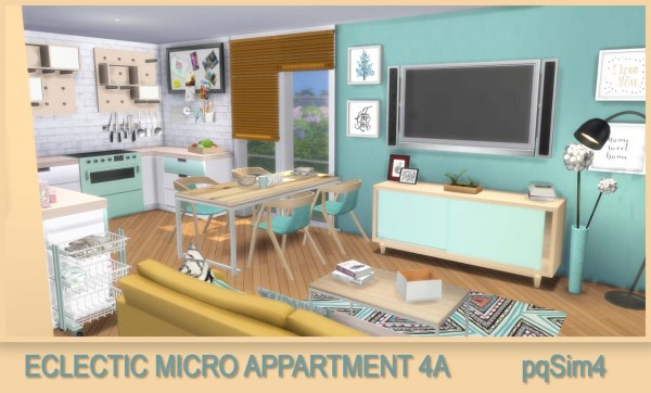  PQSims4: 4A Eclectic Appartments