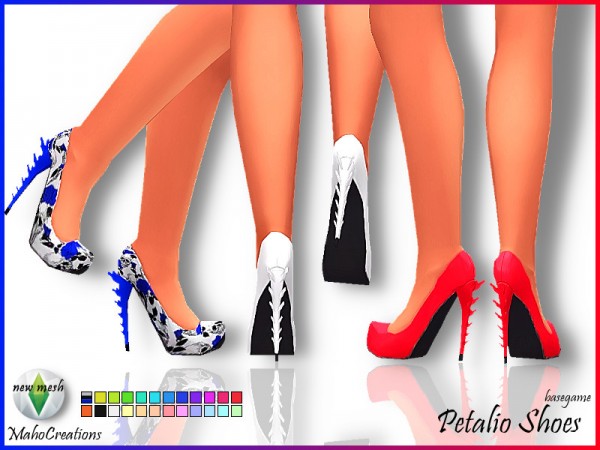  The Sims Resource: Petalio Shoe by MahoCreations