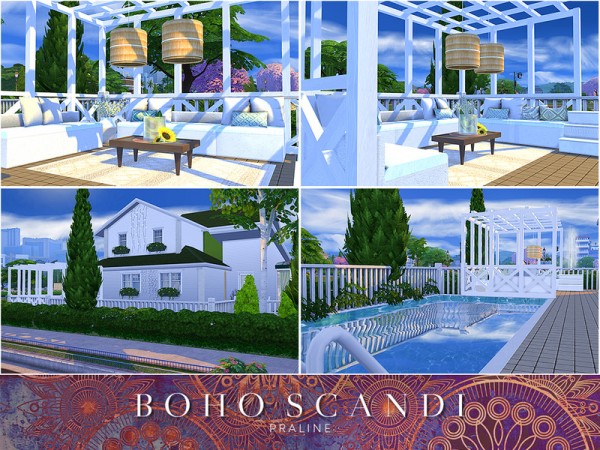 The Sims Resource: Boho Scandi Home by Pralinesims