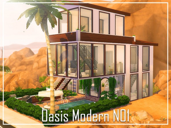  MSQ Sims: Oasis Modern N01