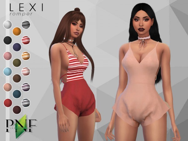  The Sims Resource: Lexi romper by Plumbobs n Fries