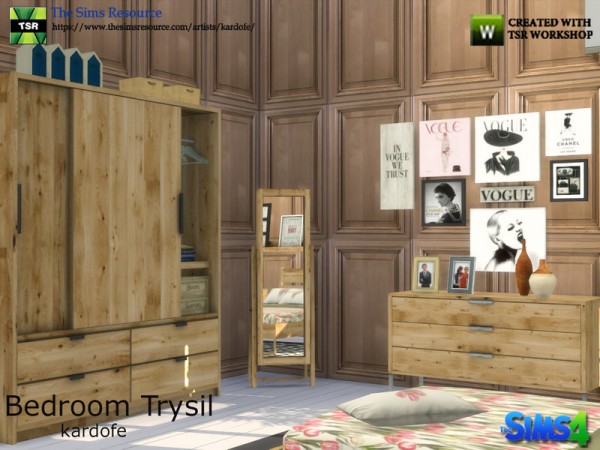  The Sims Resource: Bedroom Trysil by kardofe