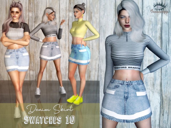  The Sims Resource: Skirt V1 by icencetyy