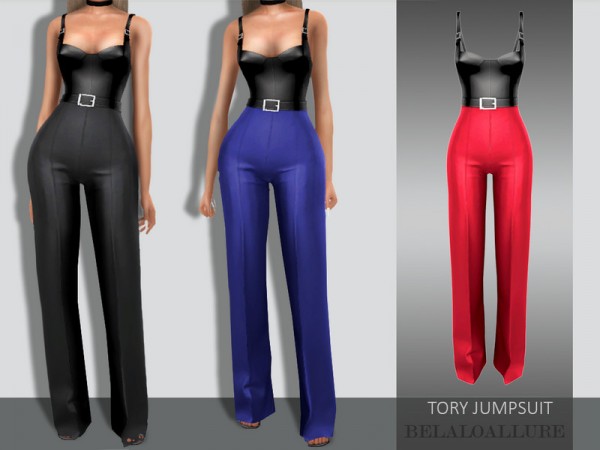 The Sims Resource: Tory jumpsuit by belal1997 • Sims 4 Downloads