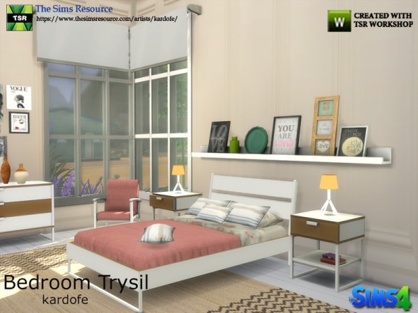  The Sims Resource: Bedroom Trysil by kardofe