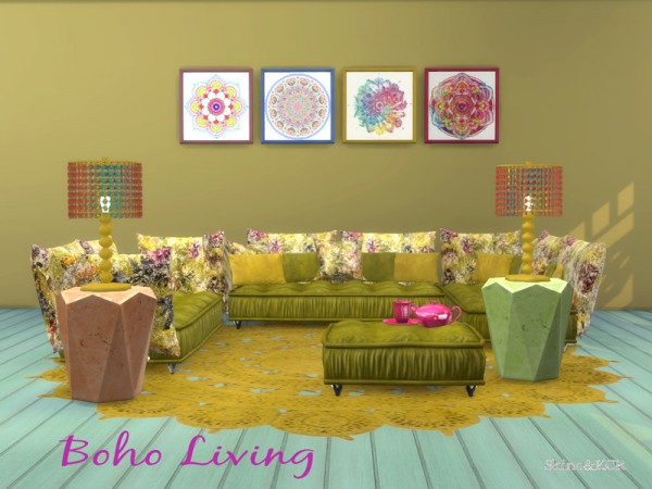  The Sims Resource: Living Boho by ShinoKCR