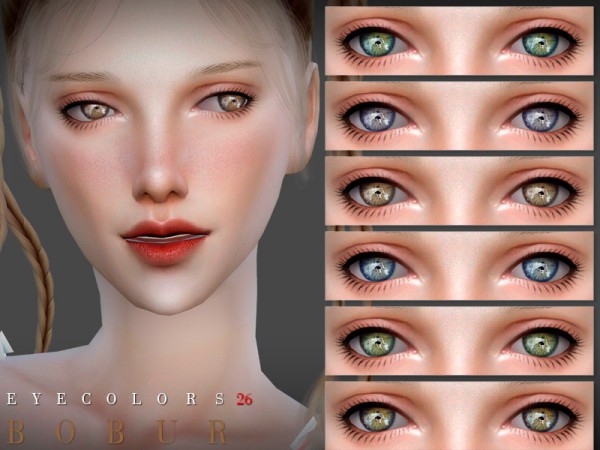  The Sims Resource: Eyecolors 26 by Bobur