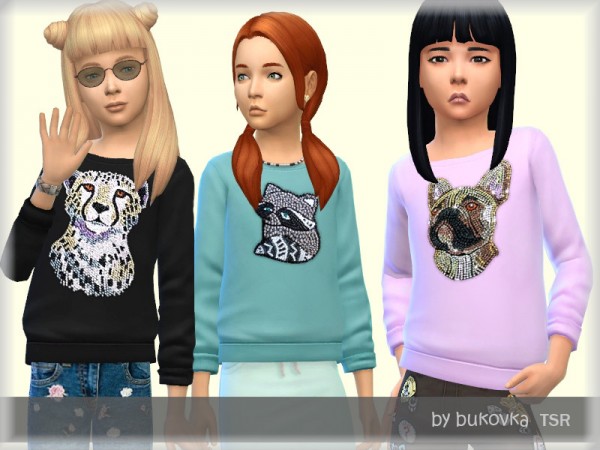  The Sims Resource: Sequin Sweater by bukovka