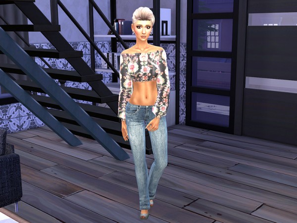  The Sims Resource: Aviar Jeans by neinahpets