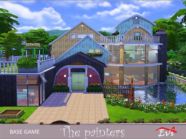  The Sims Resource: The painters house by evi
