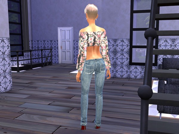  The Sims Resource: Aviar Jeans by neinahpets