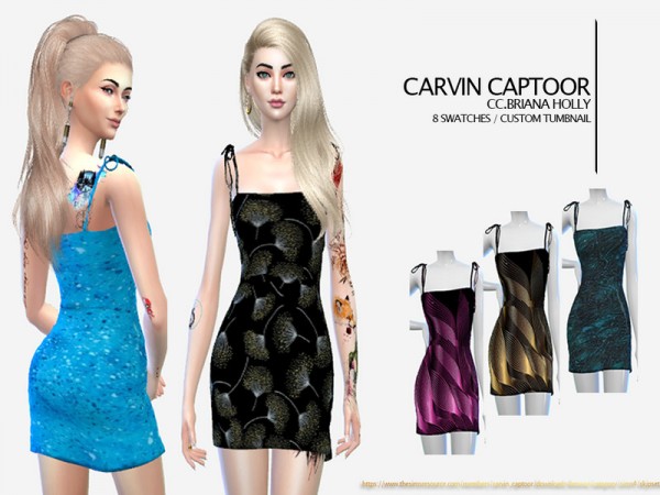  The Sims Resource: Briana holly outfit by carvin captoor