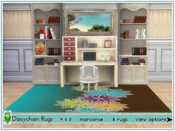  The Sims Resource: Daisychain Rugs by marcorse