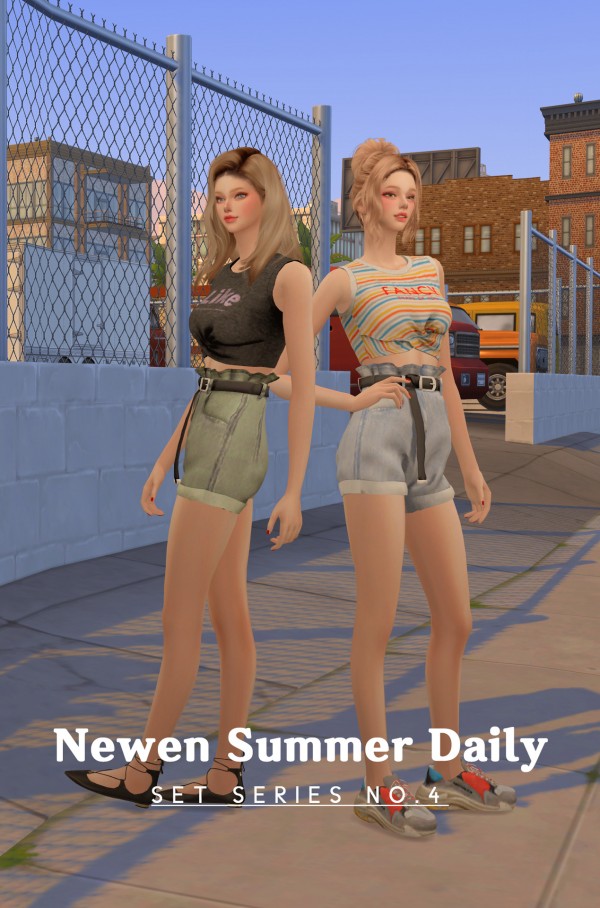  Newen: Summer Set 04   Twisted Sleeveless