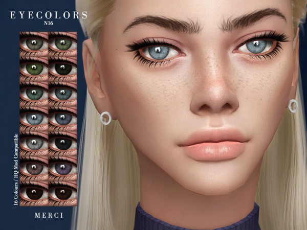  The Sims Resource: Eyecolors N16 by Merci