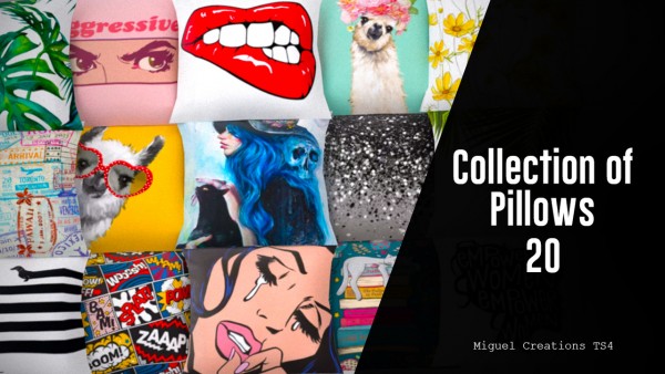  Miguel Creations: Collection of Pillows   20