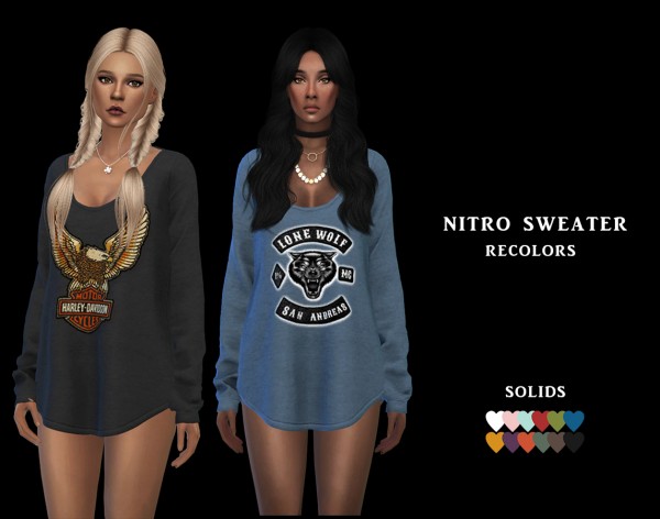  Leo 4 Sims: Nitro Sweater