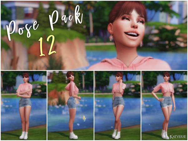  The Sims Resource: Pose Pack 12 by KatVerseCC
