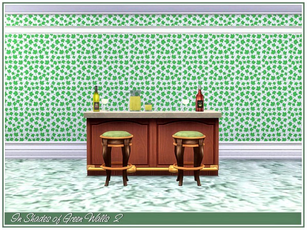  The Sims Resource: In Shades of Green Walls by marcorse