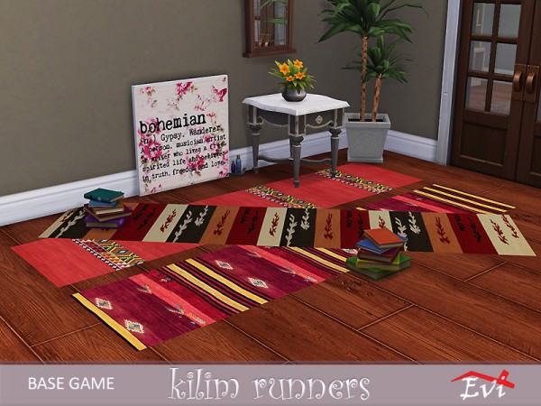  The Sims Resource: Kilim runners by evi