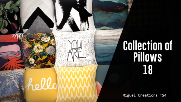  Miguel Creations: Collection of Pillows   18