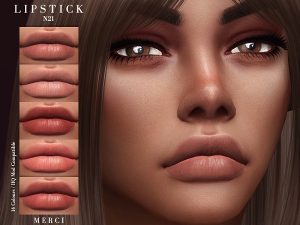  The Sims Resource: Lipstick N21 by Merci