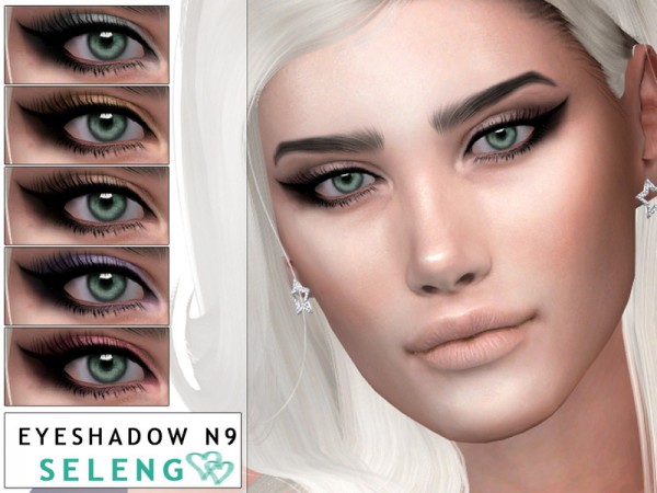  The Sims Resource: Eyeshadow N9 by Seleng