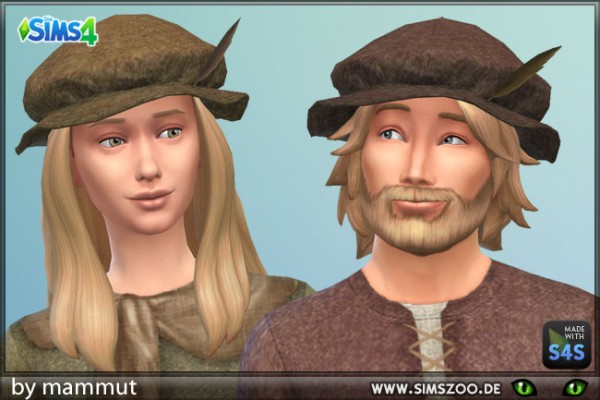  Blackys Sims 4 Zoo: Cap Feather 1 by mammut