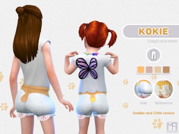  The Sims Resource: Kokie Shorts by nueajaa
