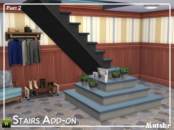  The Sims Resource: Stairs Add on Part 2 by mutske