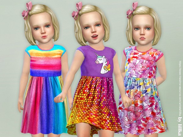  The Sims Resource: Toddler Dresses Collection P91 by lillka