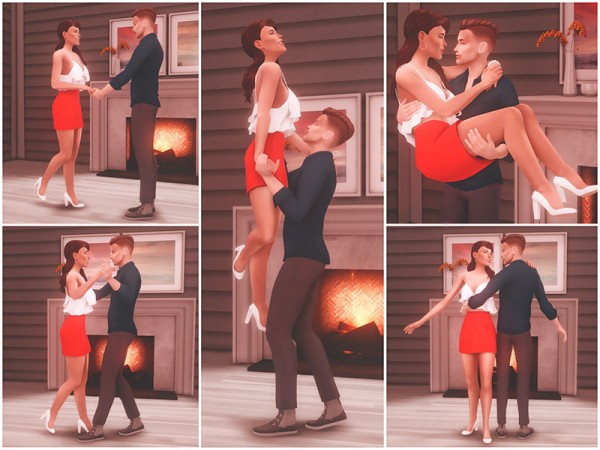  The Sims Resource: Can I Have This Dance pose pack by KatVerseCC