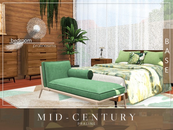  The Sims Resource: Mid Century House by Pralinesims