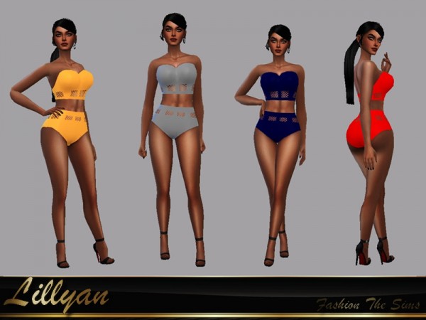  The Sims Resource: Swimsuit Paula by LYLLYAN