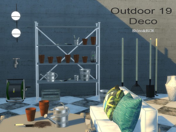 The Sims Resource: Outdoor 19 Deco Set by ShinoKCR