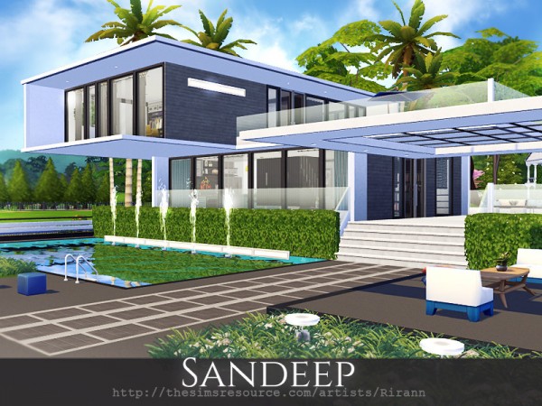  The Sims Resource: Sandeep House by Rirann