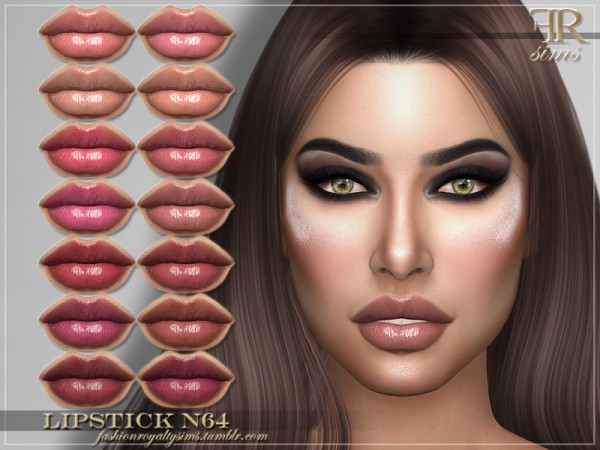  The Sims Resource: Lipstick N64 by FashionRoyaltySims