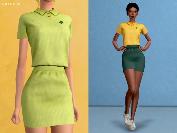 The Sims Resource: Polo shirt FM by ChloeMMM