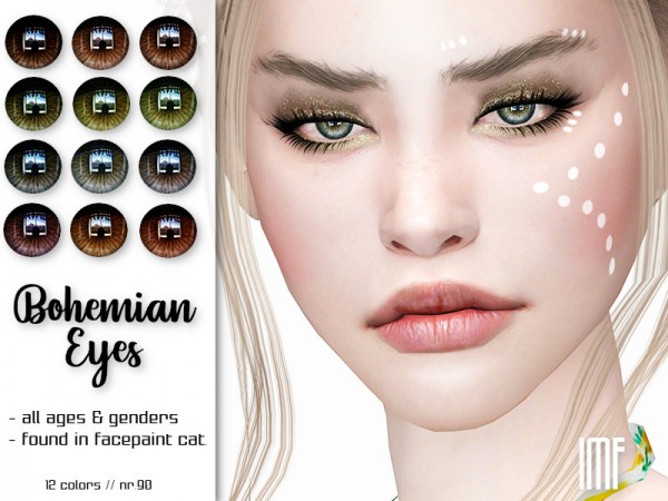  The Sims Resource: Bohemian Eyes N.90 by IzzieMcFire
