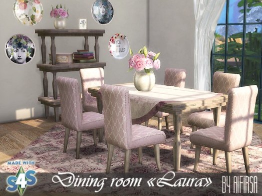  Aifirsa Sims: Dining room Laura