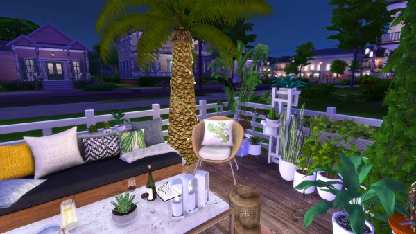  Models Sims 4: Green Balcony