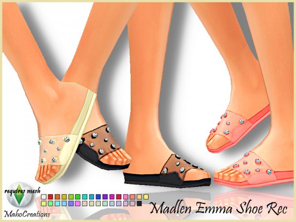  The Sims Resource: Madlen`s Emma Shoe Recolored by MahoCreations