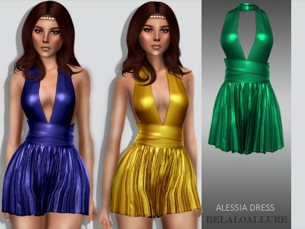  The Sims Resource: Alessia dress by belal1997