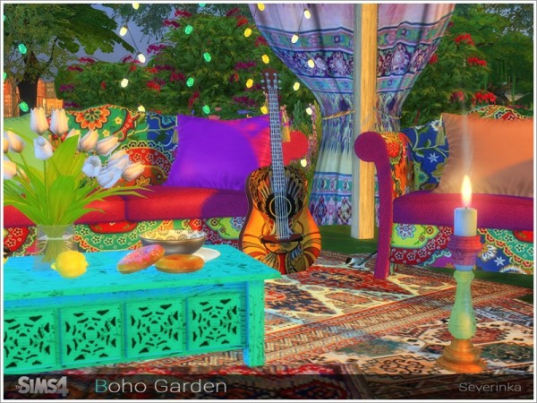 The Sims Resource: Boho Garden by Severinka