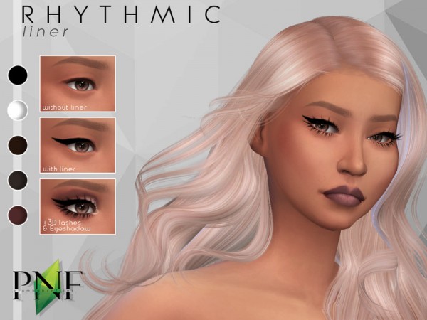  The Sims Resource: RHYTHMIC liner by Plumbobs n Fries