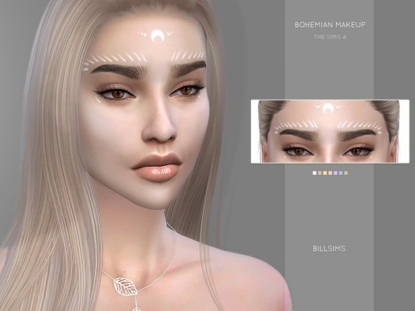  The Sims Resource: Bohemian Makeup by Bill Sims