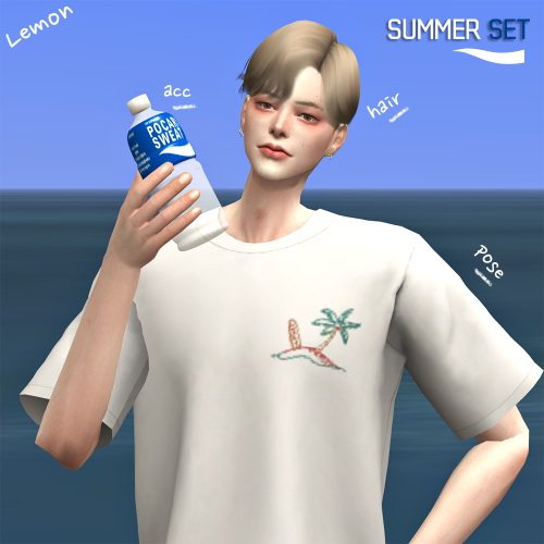 Lemon: Summer Set  n hair, acc and poses